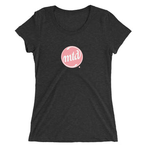MTD PINK & WHITE LOGO Ladies' short sleeve t-shirt