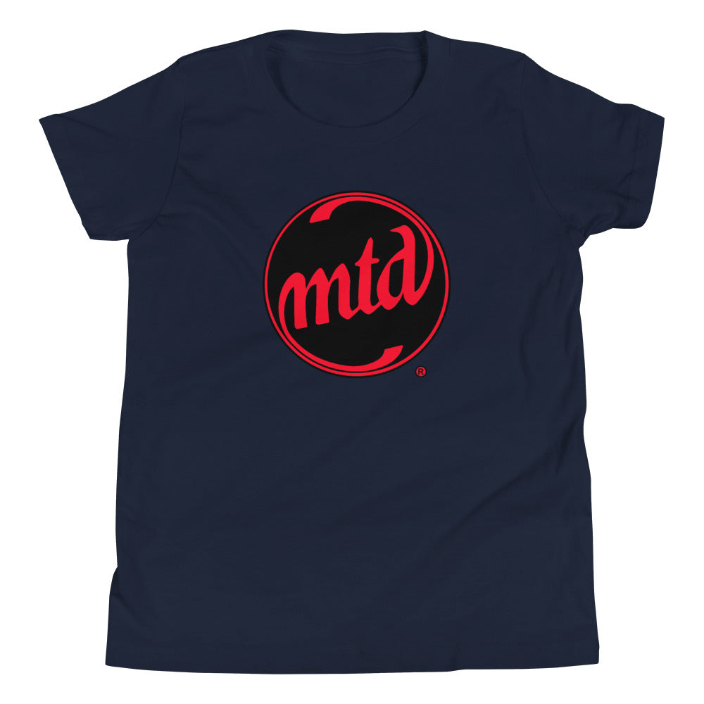 MTD RED & BLACK FILLED LOGO Youth Short Sleeve T-Shirt