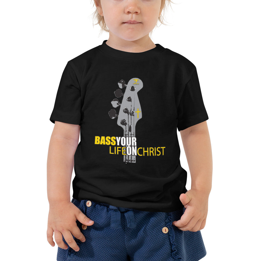 BASS YOUR LIFE ON CHRIST Toddler Short Sleeve Tee - Lathon Bass Wear