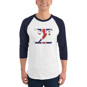 UK LBW 3/4 sleeve raglan shirt