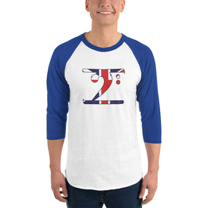 UK LBW 3/4 sleeve raglan shirt