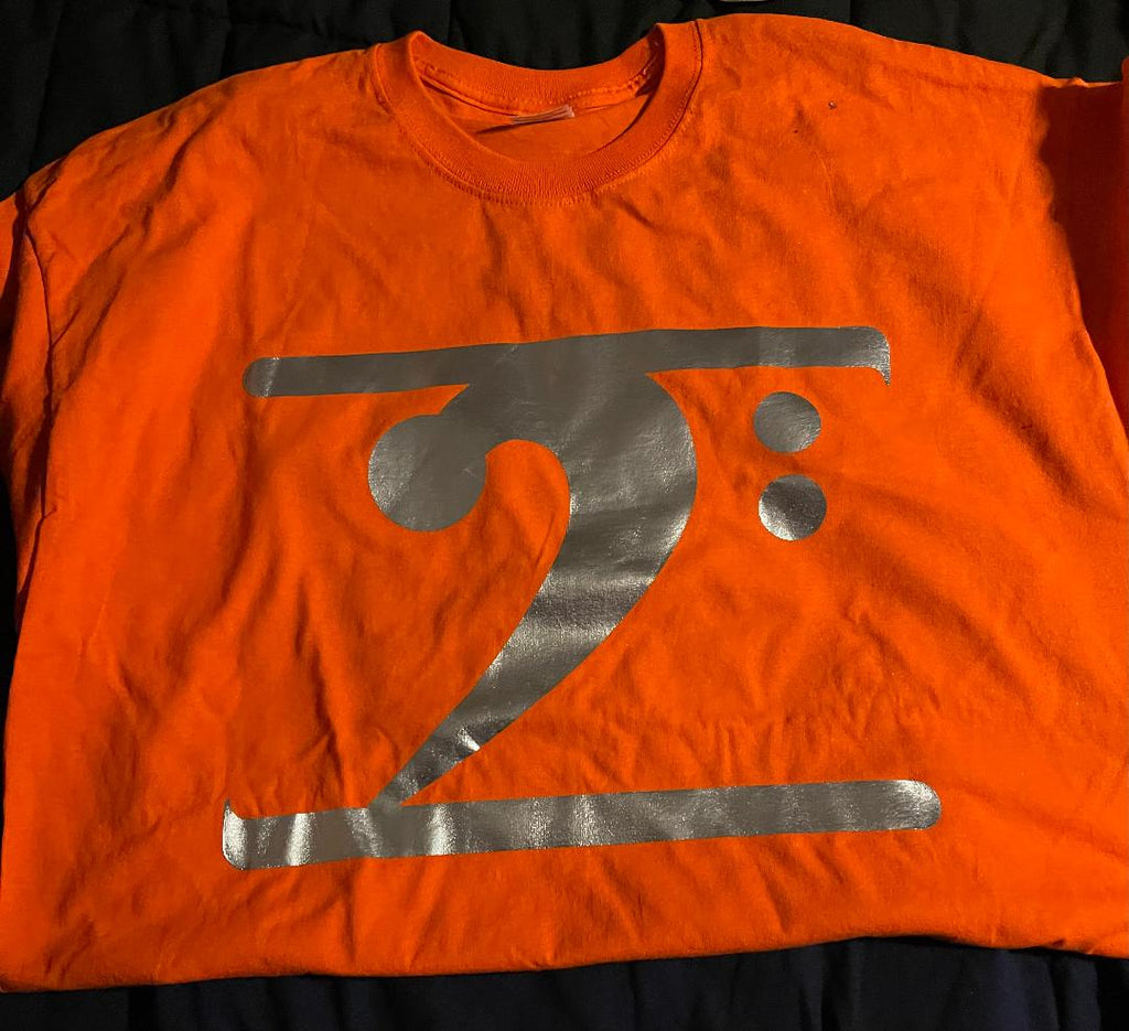 CHROME - ORANGE w/ SILVER LOGO