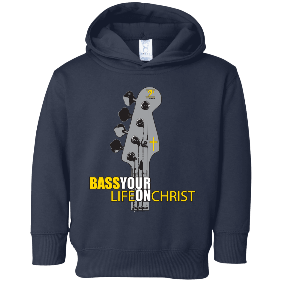 BASS YOUR LIFE ON CHRIST Toddler Fleece Hoodie - Lathon Bass Wear