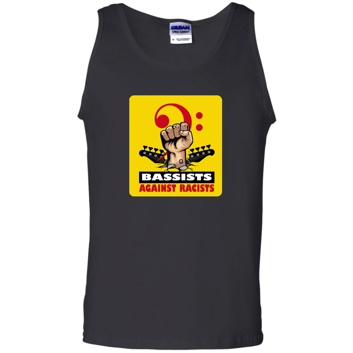 BASSIST AGAINST RACISTS Tank Top