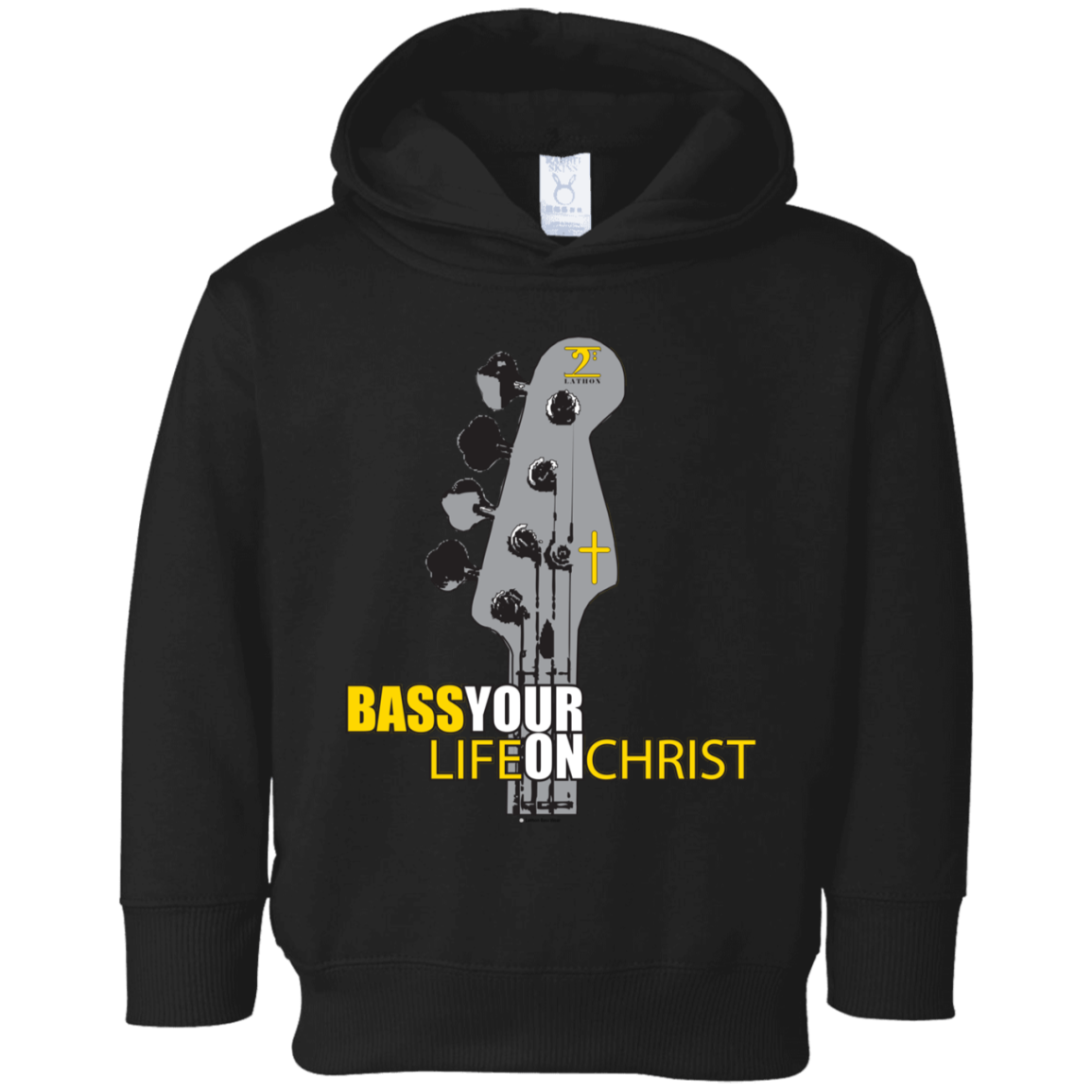 BASS YOUR LIFE ON CHRIST Toddler Fleece Hoodie - Lathon Bass Wear