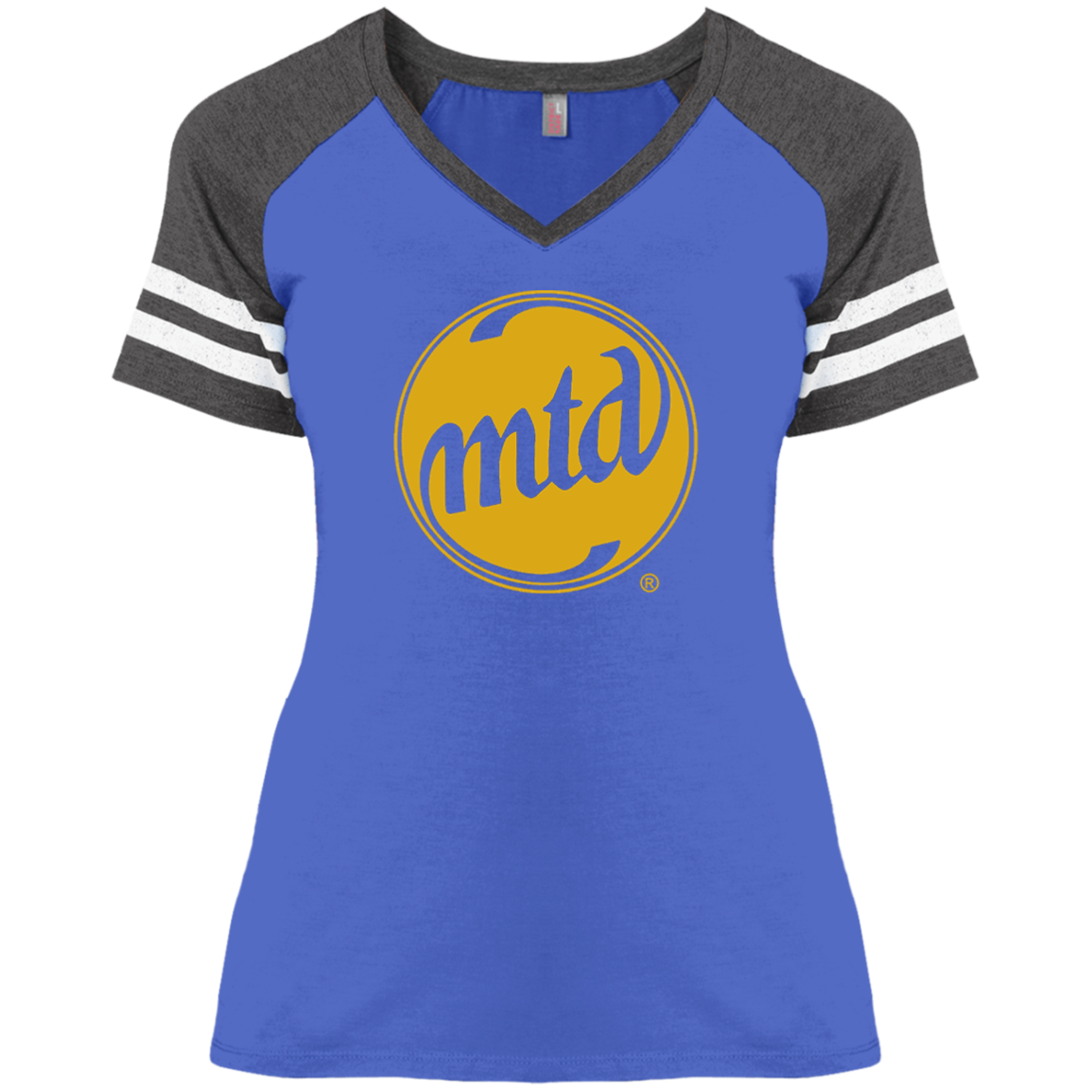 MTD GOLD LOGO Ladies' Game V-Neck T-Shirt