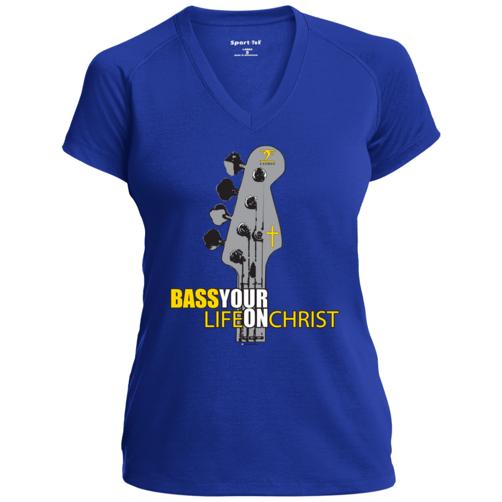 BASS YOUR LIFE ON CHRIST Ladies' Performance T-Shirt - Lathon Bass Wear
