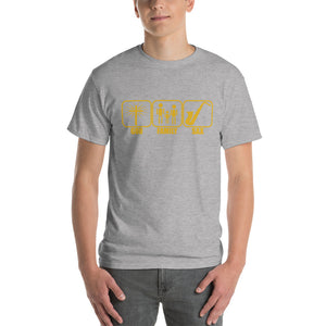 GOD FAMILY SAX - GOLD Short Sleeve T-Shirt
