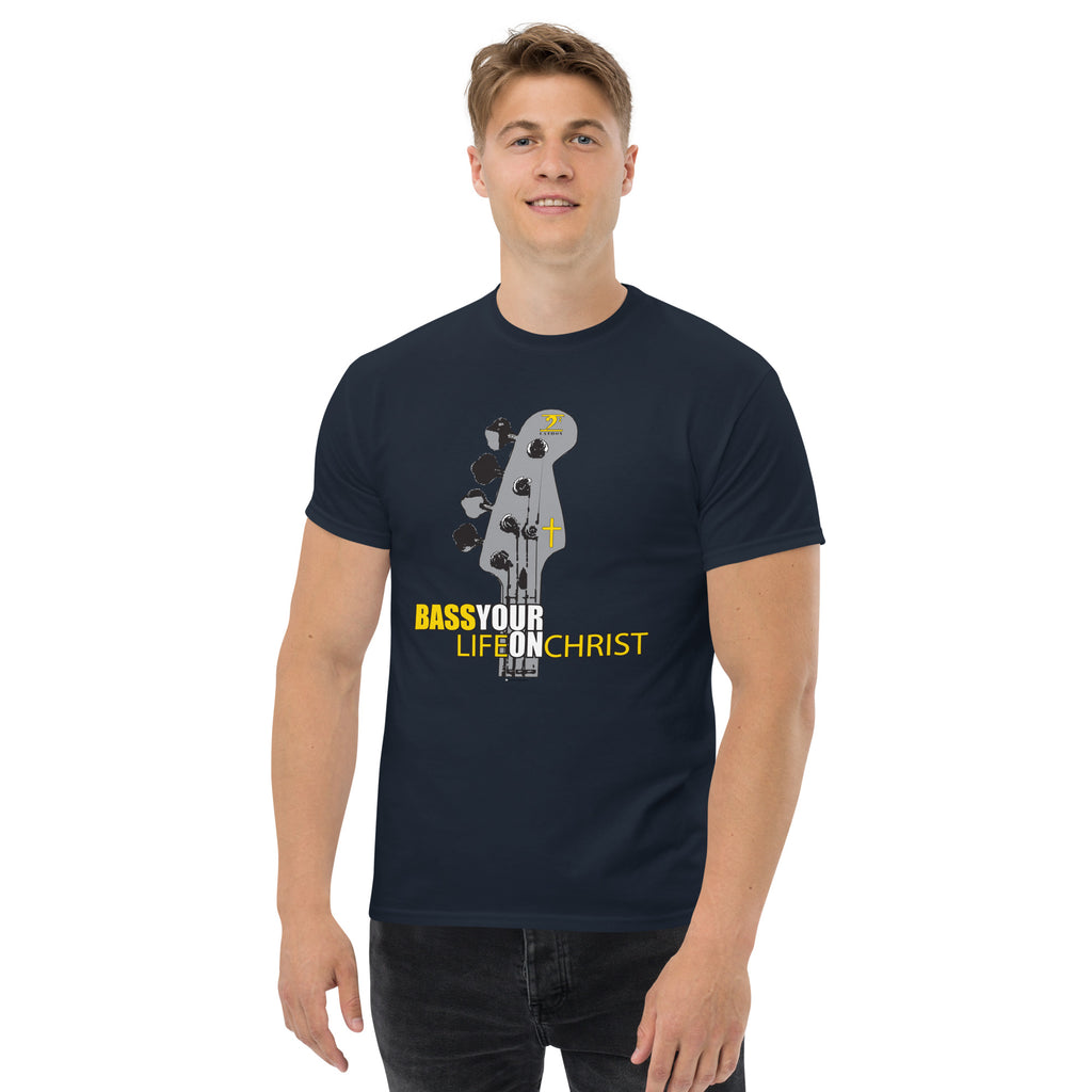 BASS YOUR LIFE ON CHRIST Short-Sleeve T-Shirt