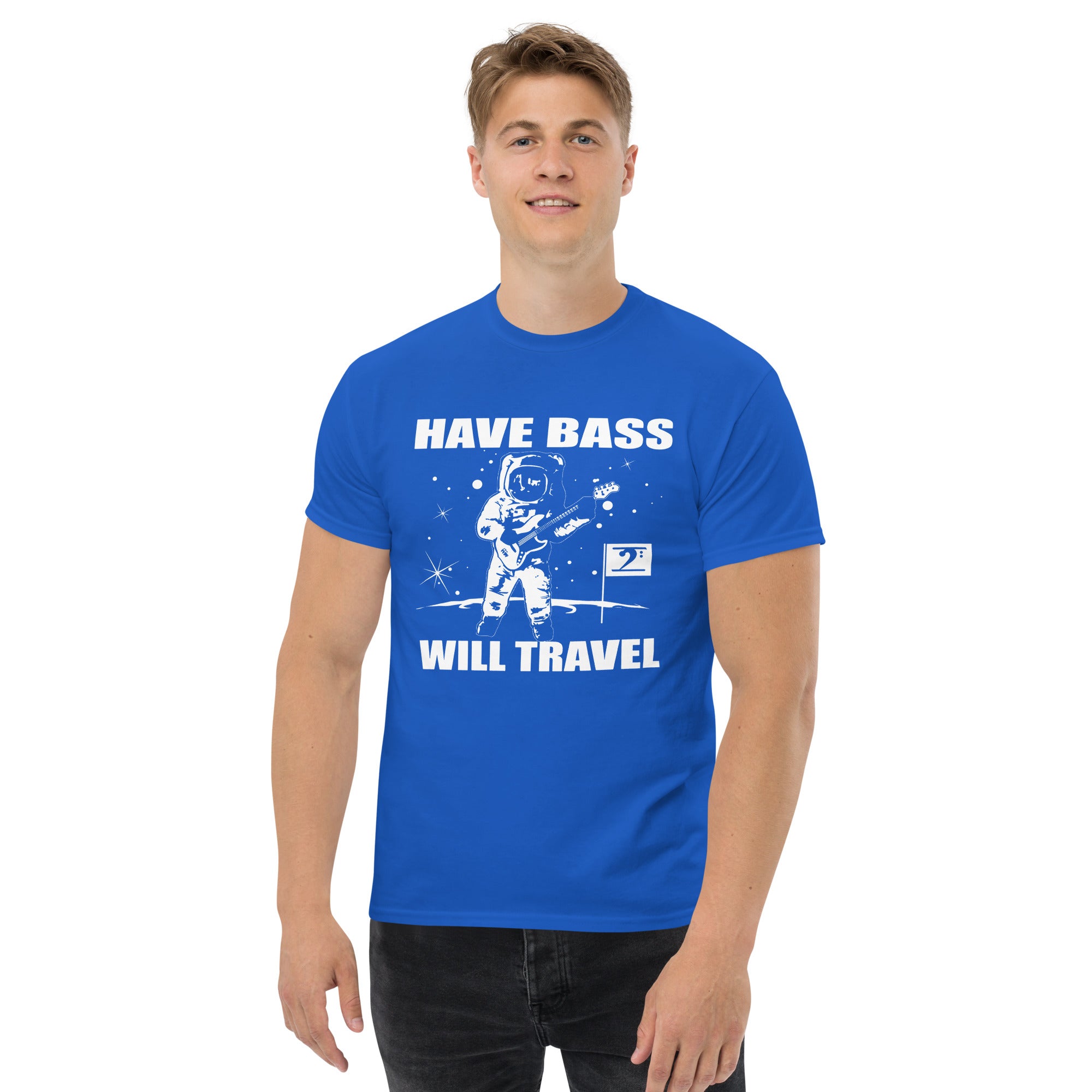 HAVE BASS WILL TRAVEL Short-Sleeve T-Shirt
