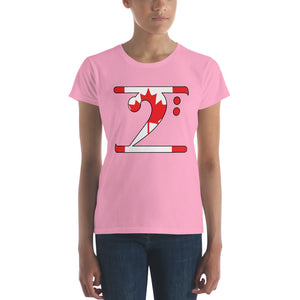 CANADA LBW Women's short sleeve t-shirt - Lathon Bass Wear