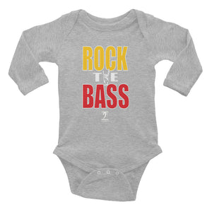 ROCK THE BASS Infant Long Sleeve Bodysuit - Lathon Bass Wear