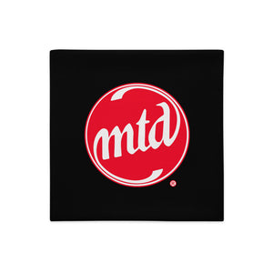 MTD RED & BLACK LOGO Premium Pillow Case