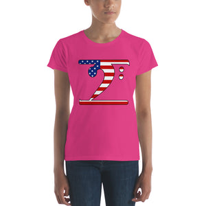 USA LBW Women's short sleeve t-shirt - Lathon Bass Wear