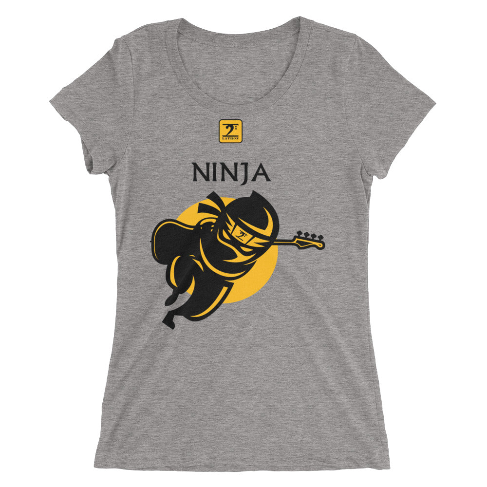 NINJA LATHON STYLE Ladies' short sleeve t-shirt - Lathon Bass Wear
