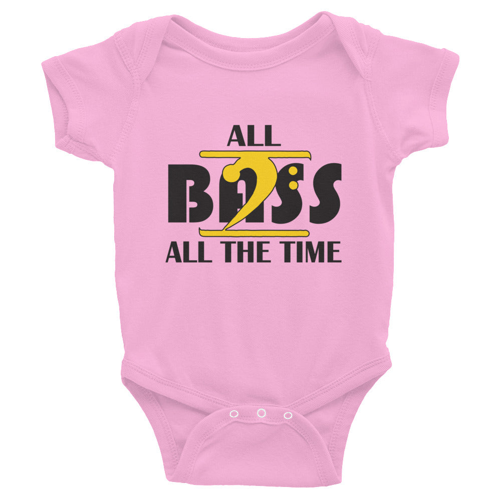 ALL BASS ALL THE TIME Infant Bodysuit - Lathon Bass Wear