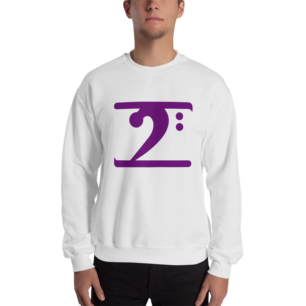 PURPLE LOGO Sweatshirt - Lathon Bass Wear