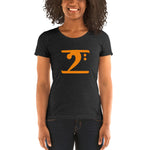 ORANGE LOGO Ladies' short sleeve t-shirt - Lathon Bass Wear