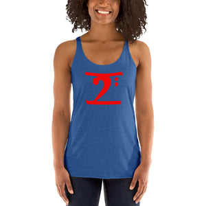 RED LOGO Women's Racerback Tank - Lathon Bass Wear