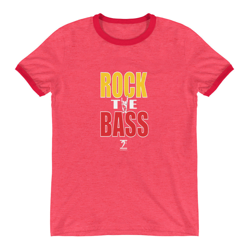 ROCK THE BASS Ringer T-Shirt - Lathon Bass Wear