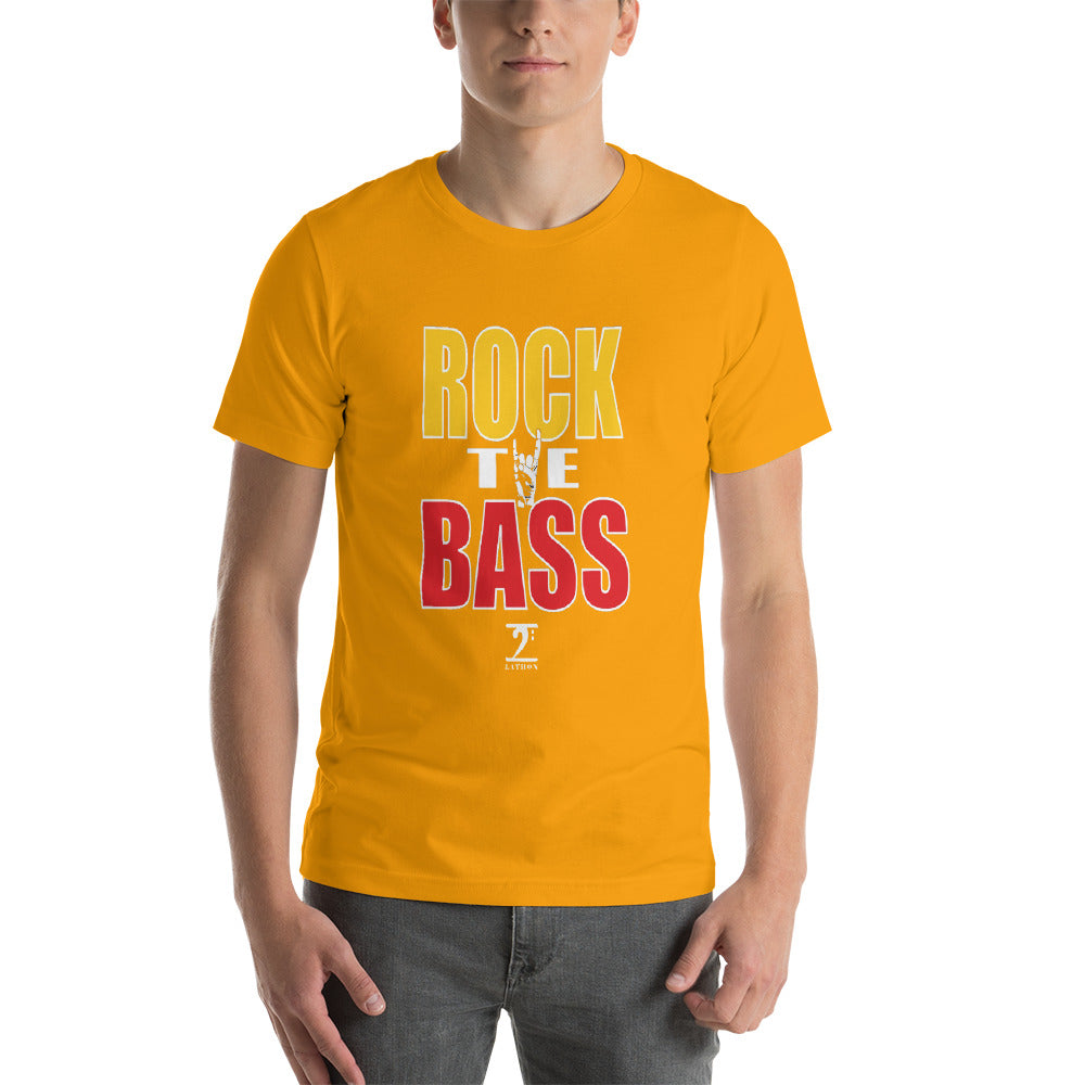 ROCK THE BASS Short-Sleeve Unisex T-Shirt - Lathon Bass Wear