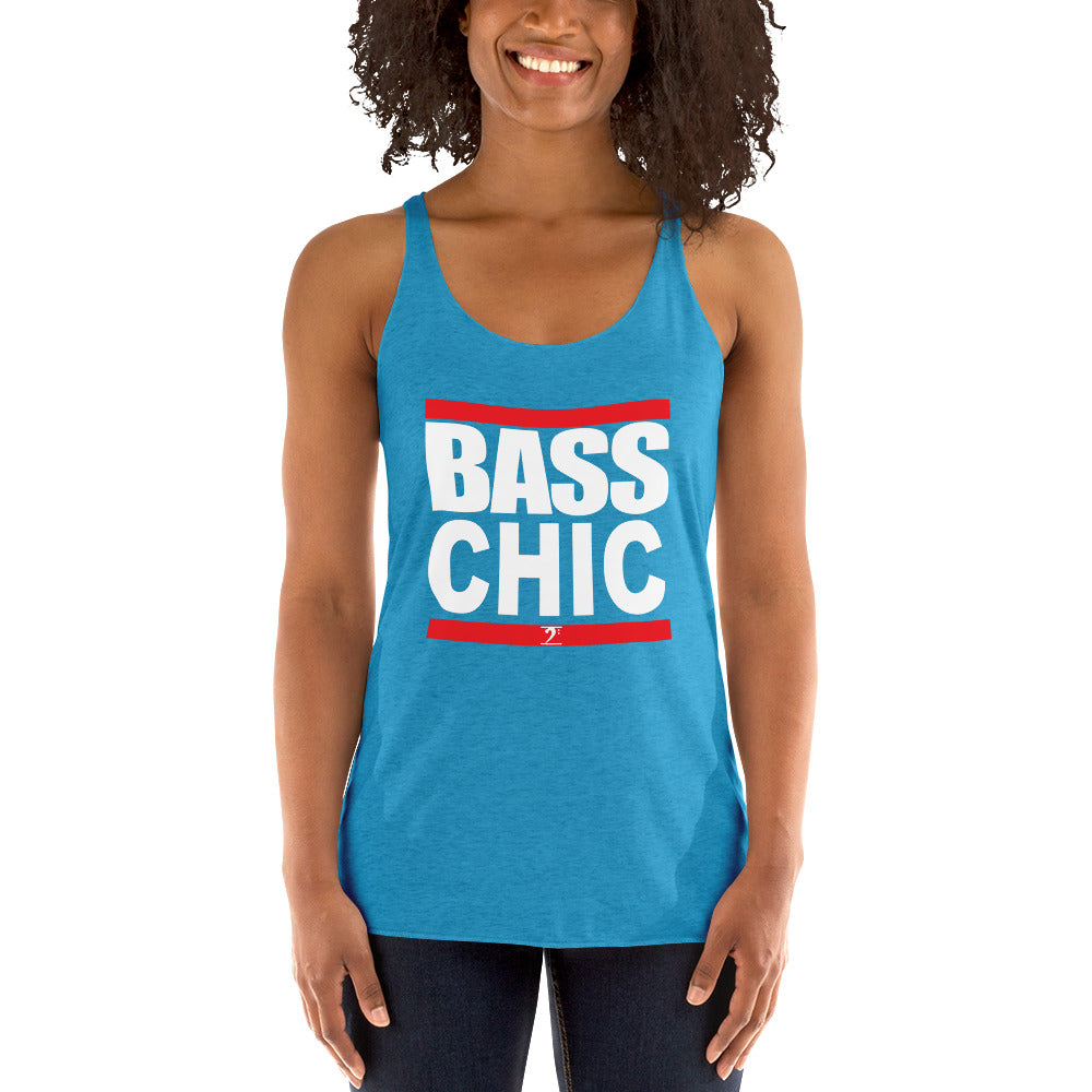 BASS CHIC Women's Racerback Tank - Lathon Bass Wear