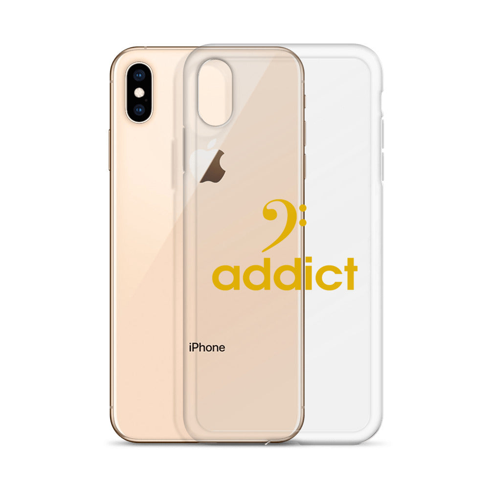 BASS ADDICT - GOLD iPhone Case - Lathon Bass Wear