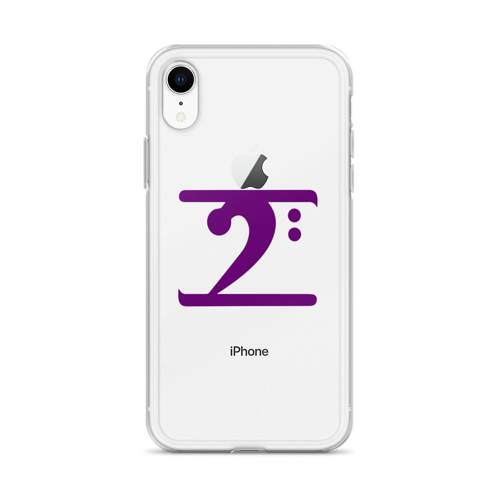 PURPLE LOGO iPhone Case - Lathon Bass Wear