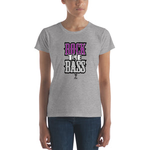 ROCK THE BASS Women's short sleeve t-shirt - Lathon Bass Wear