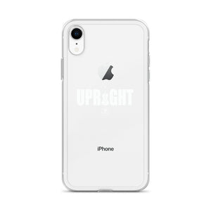 UPRIGHT - WHITE iPhone Case - Lathon Bass Wear