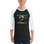 BRAZIL LBW 3/4 sleeve raglan shirt - Lathon Bass Wear