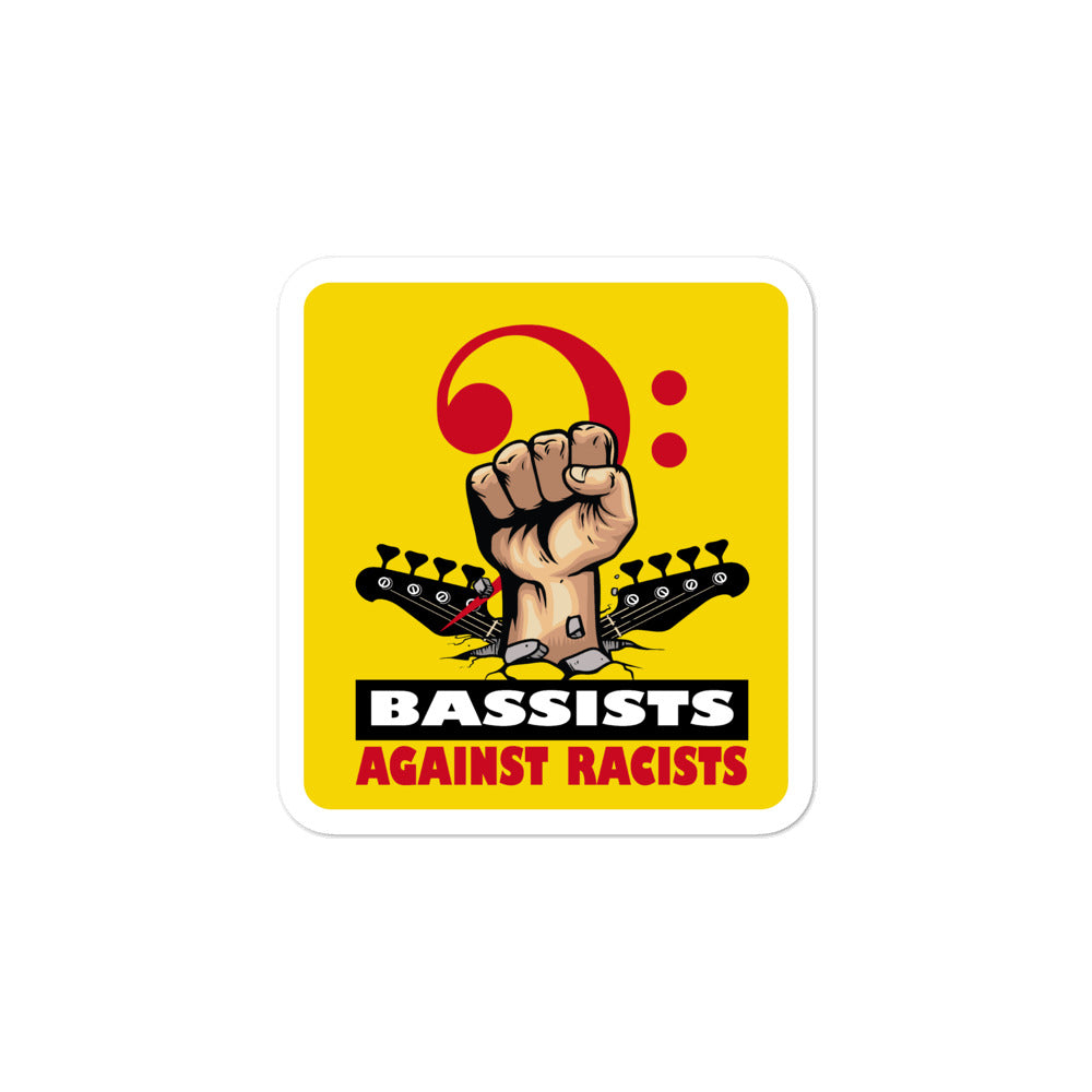 BASSIST AGAINST RACIST - Stickers