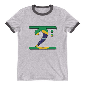 BRAZIL LBW Ringer T-Shirt - Lathon Bass Wear