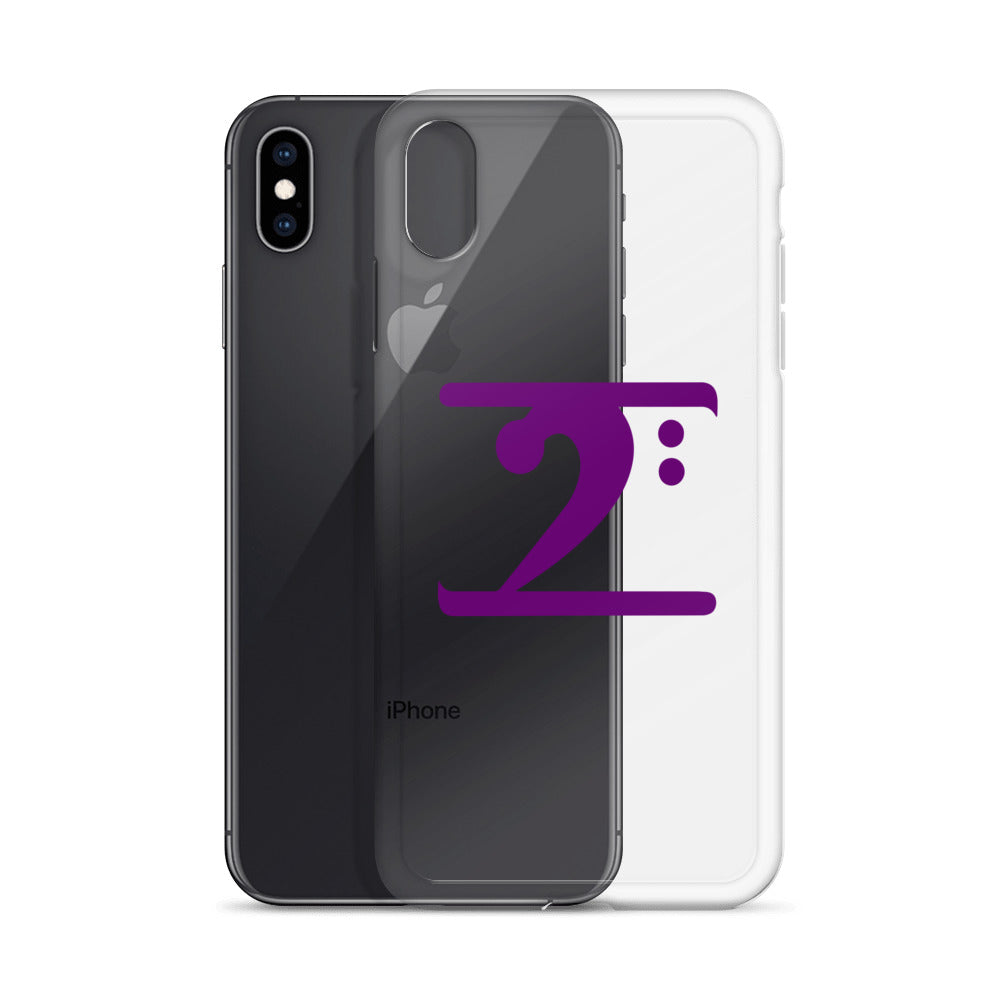 PURPLE LOGO iPhone Case - Lathon Bass Wear