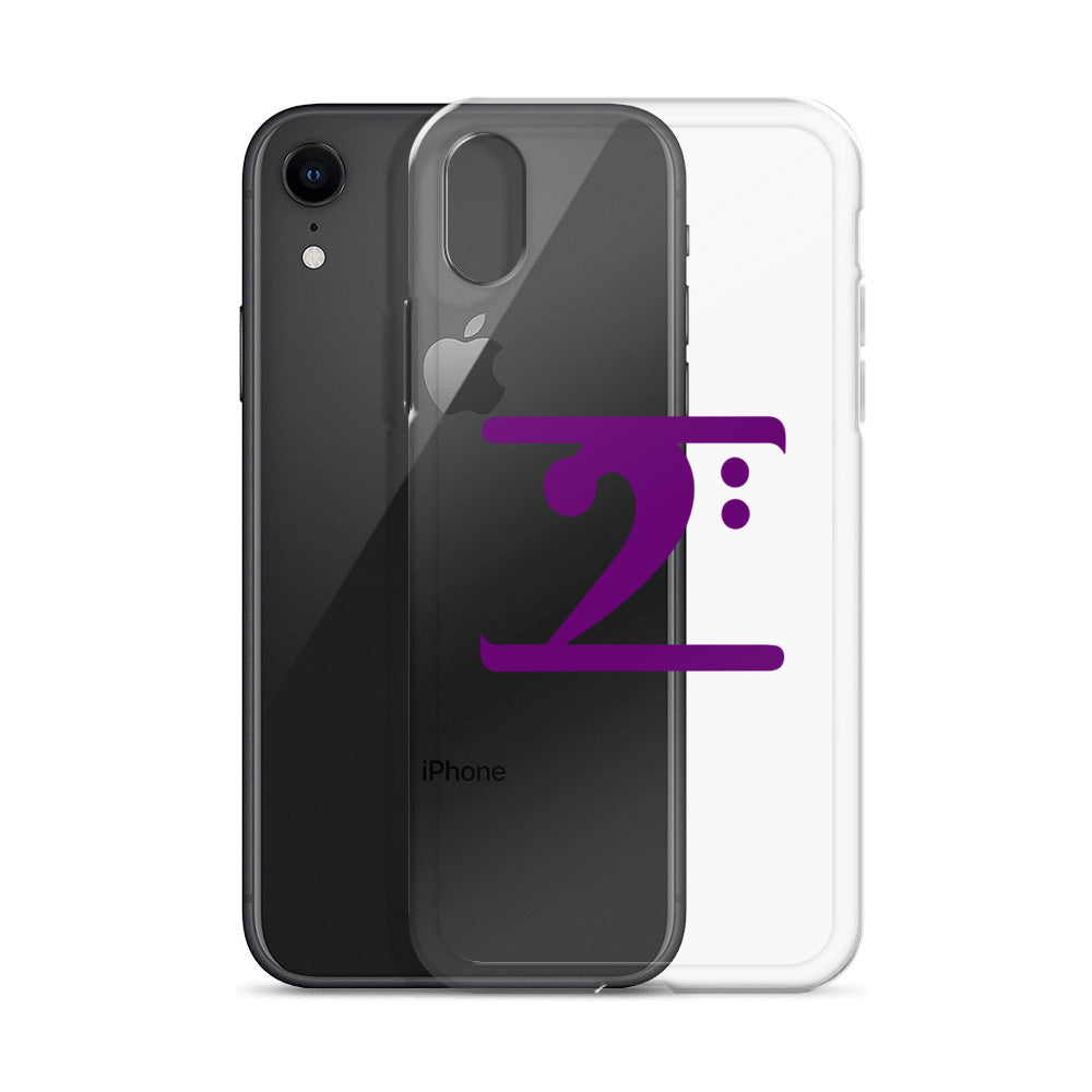 PURPLE LOGO iPhone Case - Lathon Bass Wear