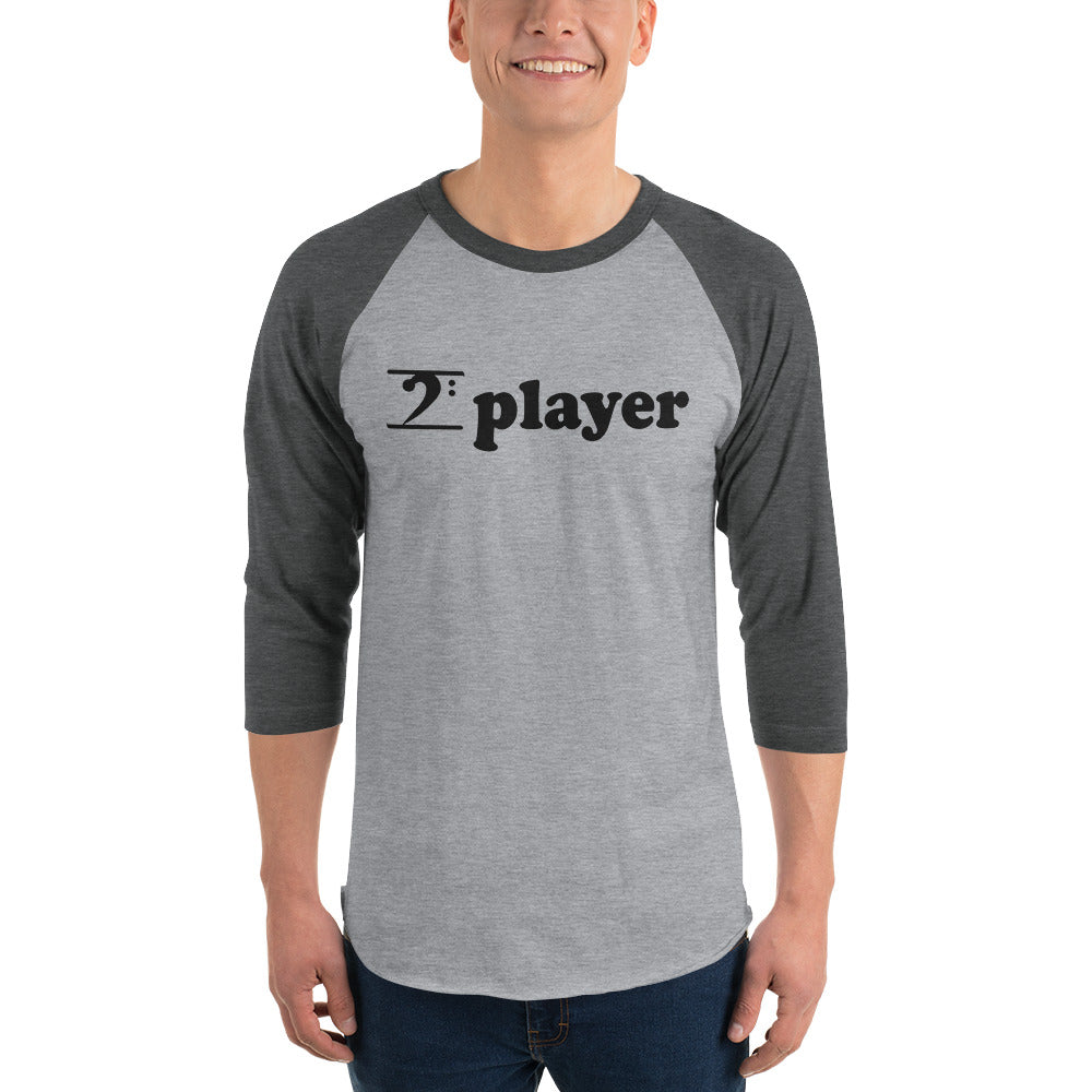 PLAYER 3/4 sleeve raglan shirt - Lathon Bass Wear