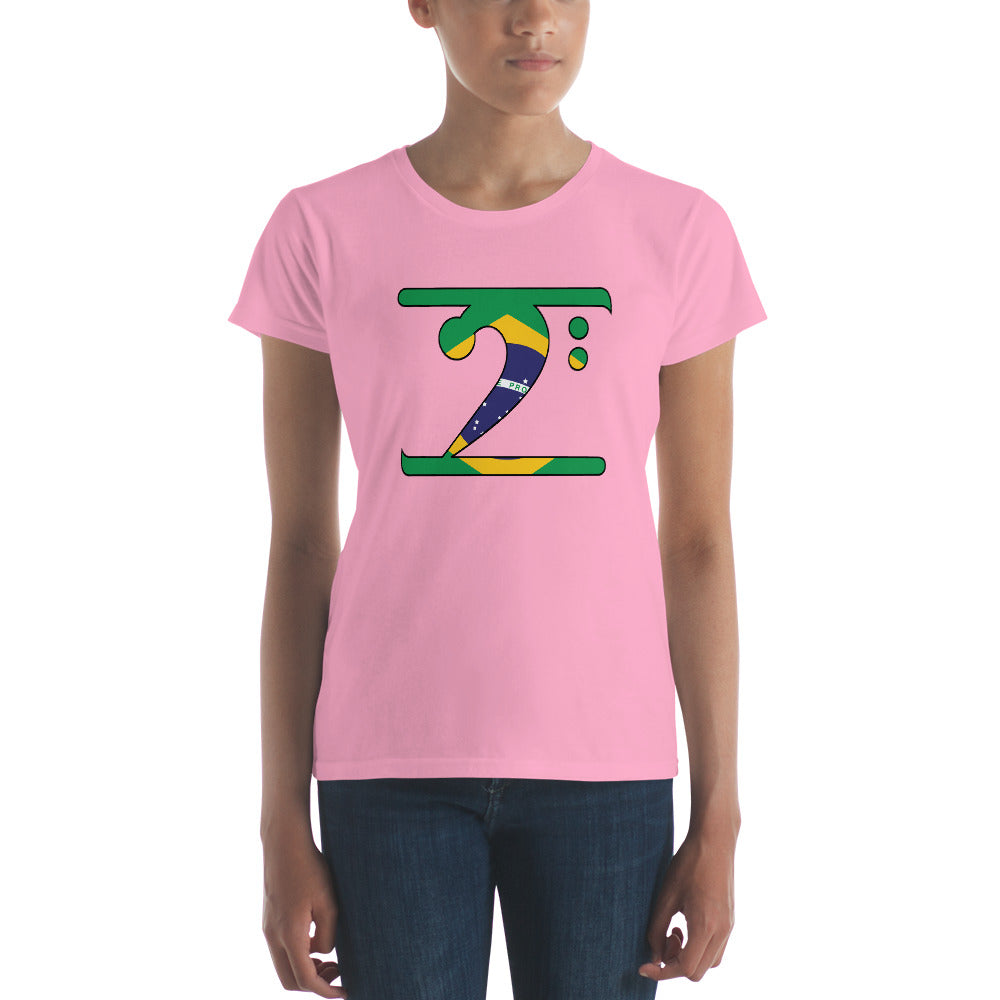 BRAZIL LBW Women's short sleeve t-shirt - Lathon Bass Wear