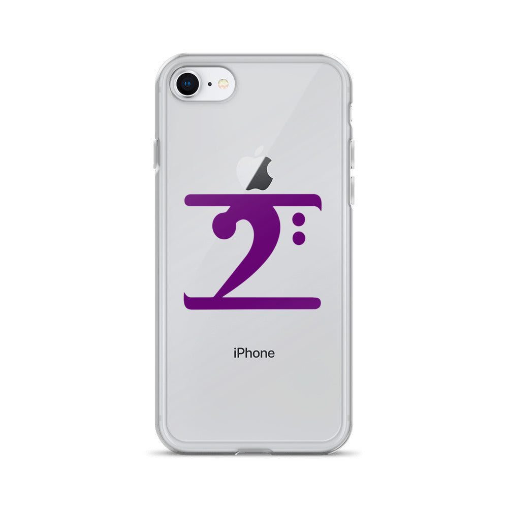 PURPLE LOGO iPhone Case - Lathon Bass Wear