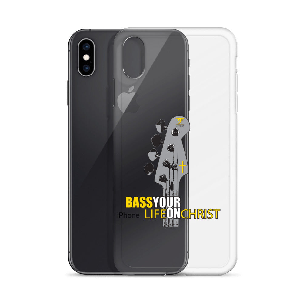 BASS YOUR LIFE ON CHRIST iPhone Case - Lathon Bass Wear