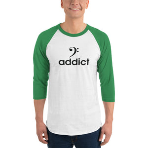 BASS ADDICT 3/4 sleeve raglan shirt - Lathon Bass Wear