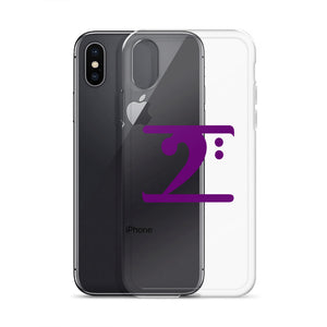 PURPLE LOGO iPhone Case - Lathon Bass Wear