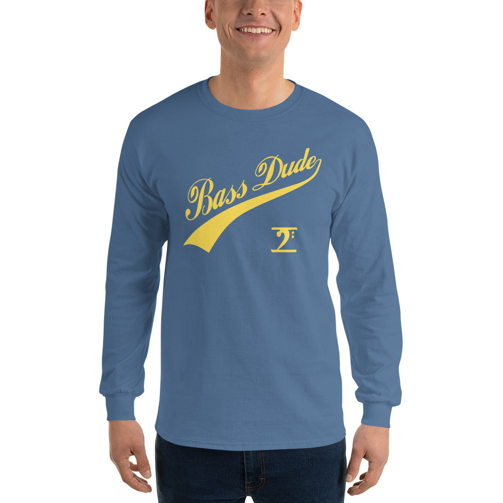 BASS DUDE w/TAIL Long Sleeve T-Shirt - Lathon Bass Wear