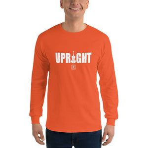 UPRIGHT - WHITE Long Sleeve T-Shirt - Lathon Bass Wear