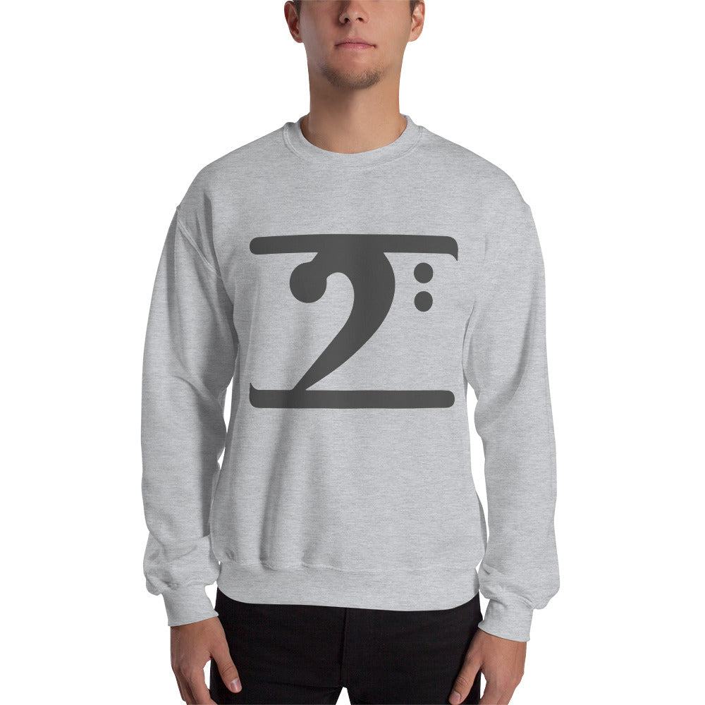 DARK GREY LOGO Sweatshirt - Lathon Bass Wear