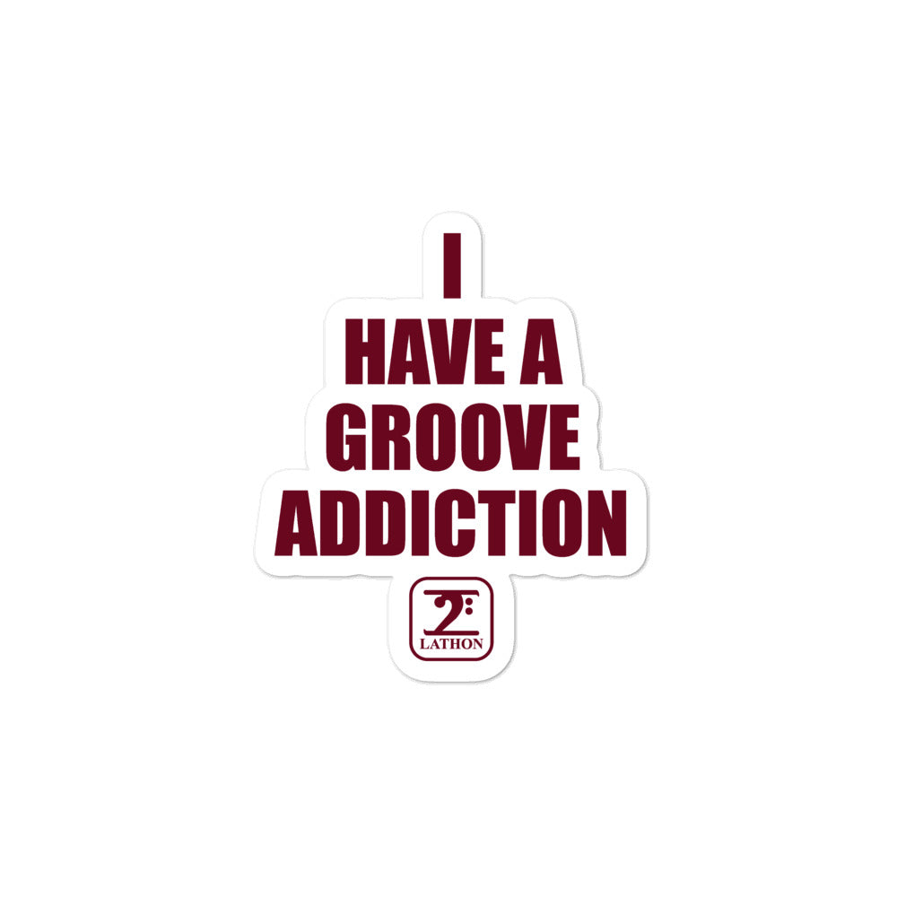 GROOVE ADDICTION Bubble-free stickers