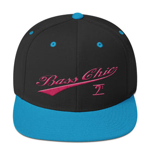 Bass Chic with tail pink Snapback Hat - Lathon Bass Wear