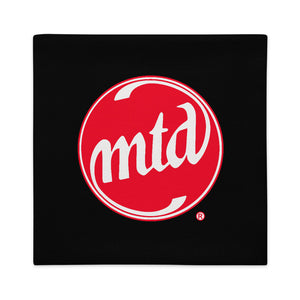 MTD RED & BLACK LOGO Premium Pillow Case