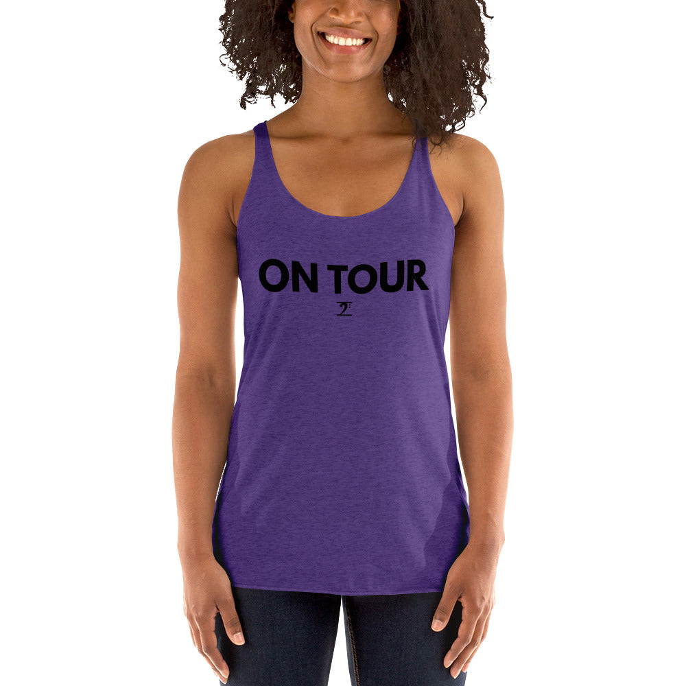 ON TOUR Women's Racerback Tank - Lathon Bass Wear