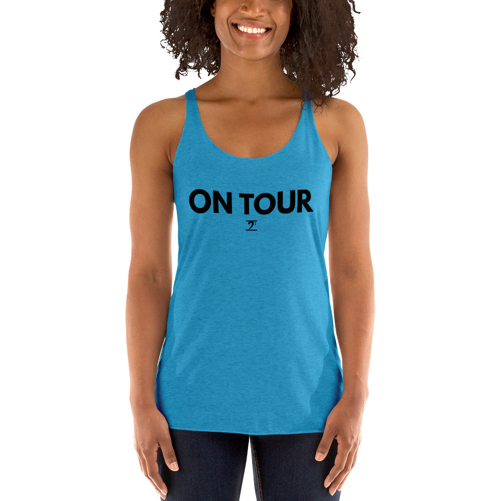 ON TOUR Women's Racerback Tank - Lathon Bass Wear