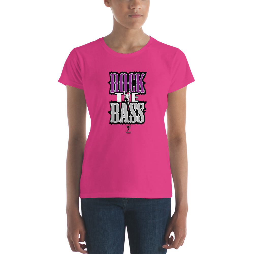 ROCK THE BASS Women's short sleeve t-shirt - Lathon Bass Wear